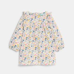 فستان مطبوع برسمة الزهور...